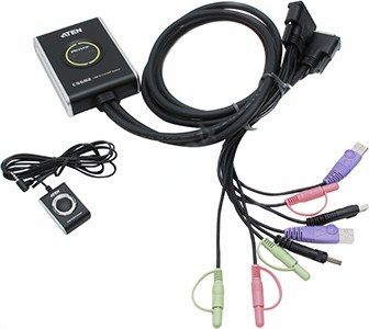 

Переключатель ATEN CS682-AT/B 2-port USB2.0 DVI KVM Switch, CS682-AT/B