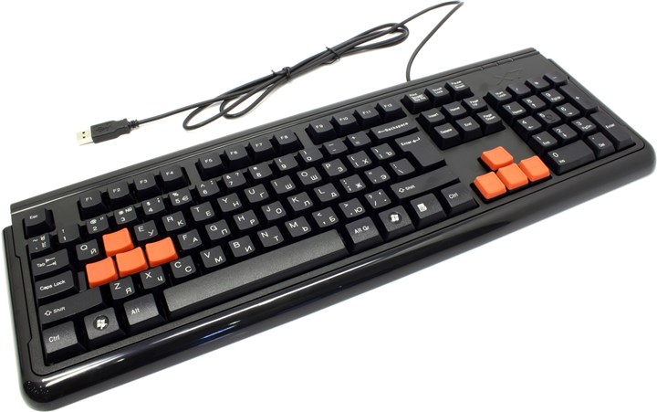Клавиатура A4Tech X7-G300, USB, черный