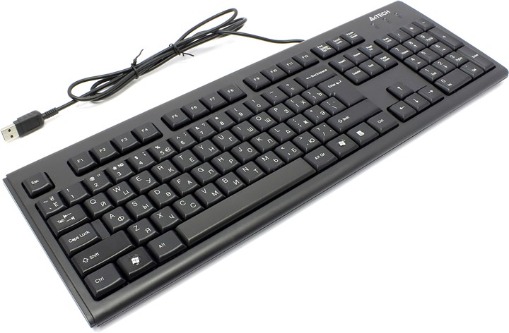Клавиатура A4Tech KR-83, USB, черный