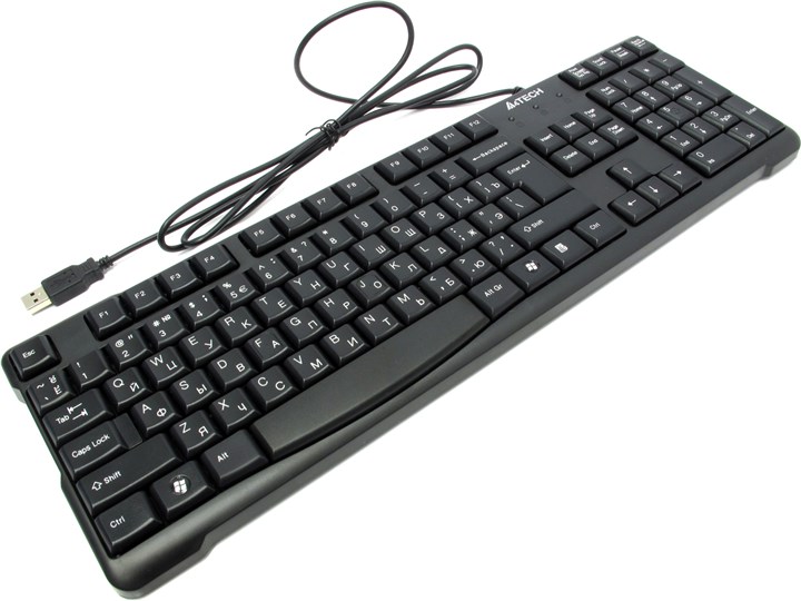 Клавиатура A4Tech KR-750, USB, черный