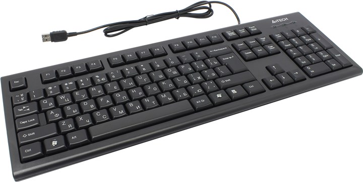 Клавиатура A4Tech KR-85 Black, USB, черный