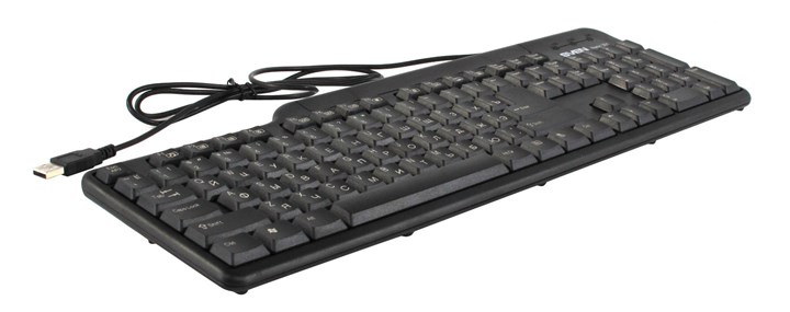 Клавиатура Sven Basic 301, мембранная, USB, черный