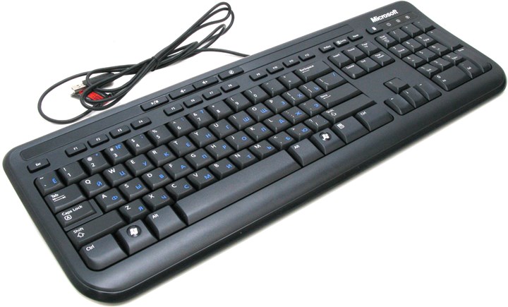 

Клавиатура проводная Microsoft Wired 600, мембранная, USB, черный (ANB-00018), Wired 600