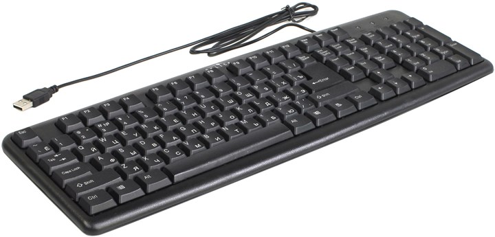 Клавиатура Oklick 100 M Standard Keyboard Black USB