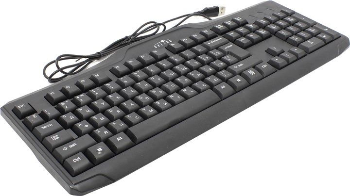 

Клавиатура проводная Oklick 170 M Black USB, мембранная, USB, черный, 170 M Black USB