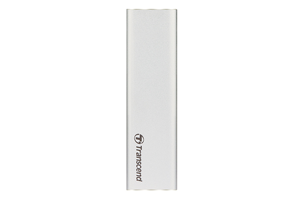 Внешний бокс TRANSCEND CM80, 1x2242/2260/2280, серебристый