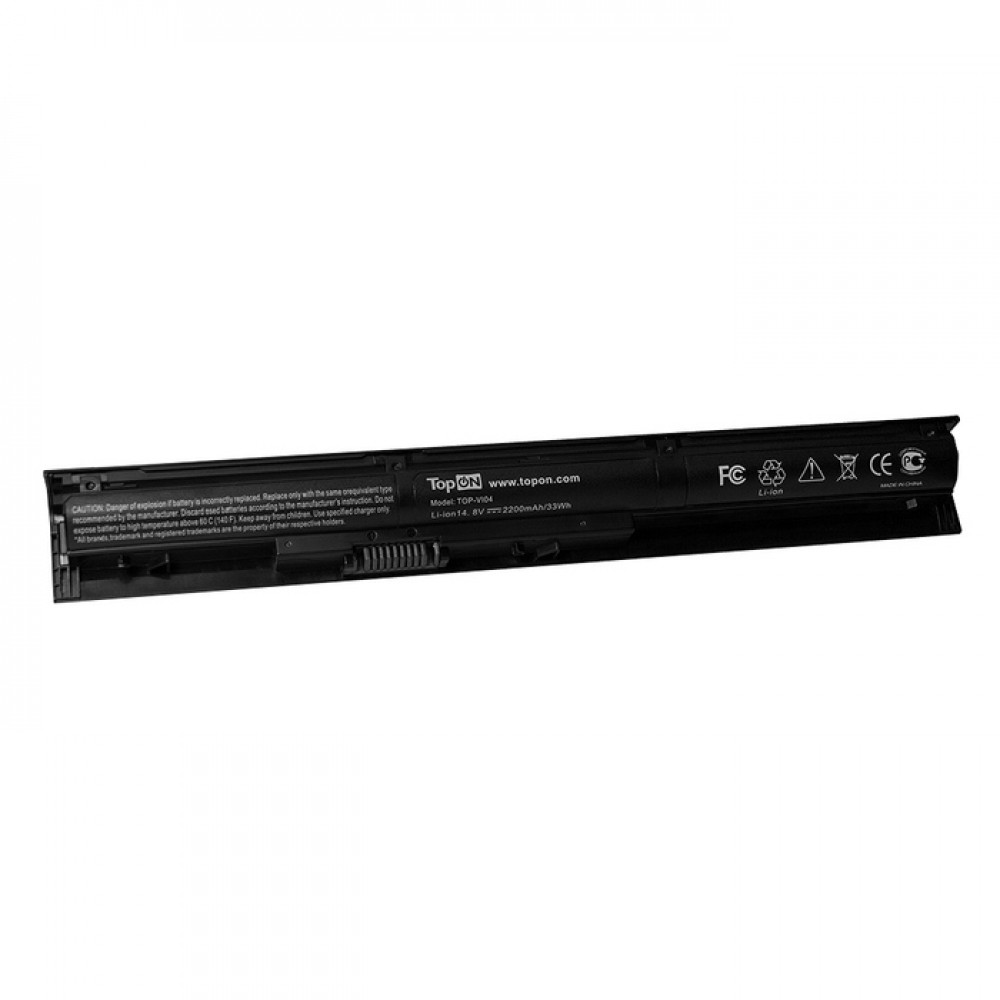 Аккумуляторная батарея TopON для HP Pavilion 15-p0XX, ENVY 17-k0XX/14-u0XX-Series, 14.8V 2200mah, PN: VI04 TPN-Q142 (TOP-VI04)