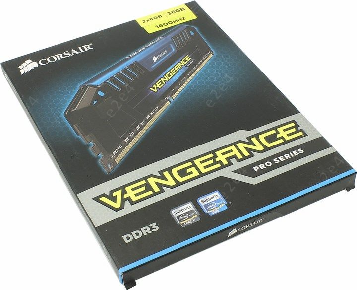DDR3 DIMM 16Gb 2x8Gb 1600MHz Corsair CMY16GX3M2A1600C9B 389112 e2e4