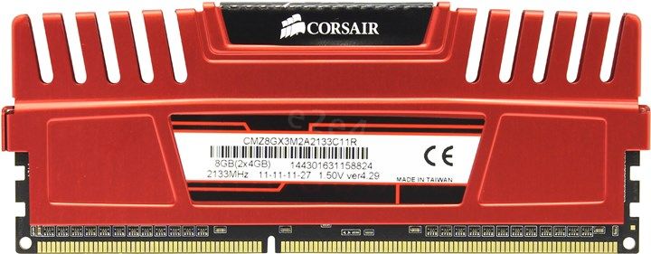 DDR3 DIMM 8Gb 2x4Gb 2133MHz Corsair CMZ8GX3M2A2133C11R 266735 e2e4