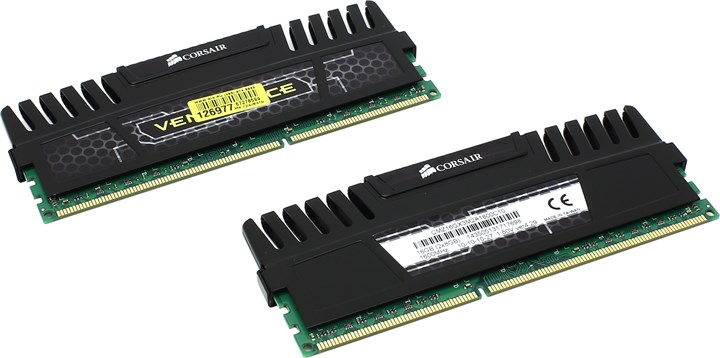 

Комплект памяти DDR3 DIMM 16Gb (2x8Gb), 1600MHz, CL10, 1.5V Corsair Vengeance (CMZ16GX3M2A1600C10), CMZ16GX3M2A1600C10