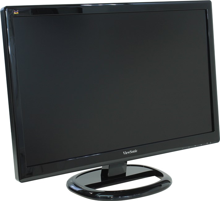 Монитор 23.6" Viewsonic VA2465Sh VA, 1920x1080 (16:9), 250cd/m2, 5ms, VGA, HDMI, черный