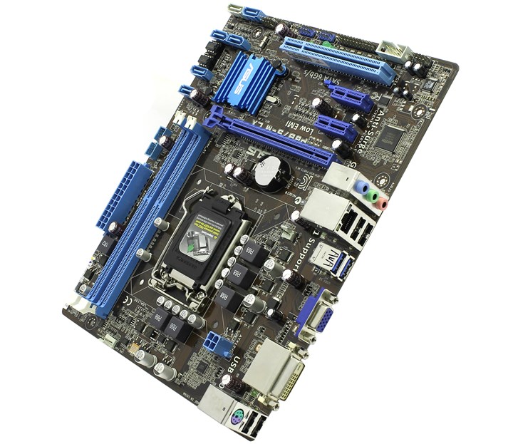 Материнская плата ASUS P8B75-M LX, Socket1155, Intel B75, mATX