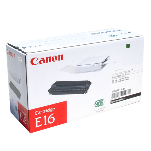 

Картридж лазерный Canon E16/1492A003/1492A004, черный, 2000 страниц, оригинальный для Canon FC100/200/300 Series, PC800 Series, E16