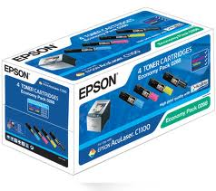 Комплект картриджей лазерный Epson 0268/C13S050268, голубой/пурпурный/желтый/черный