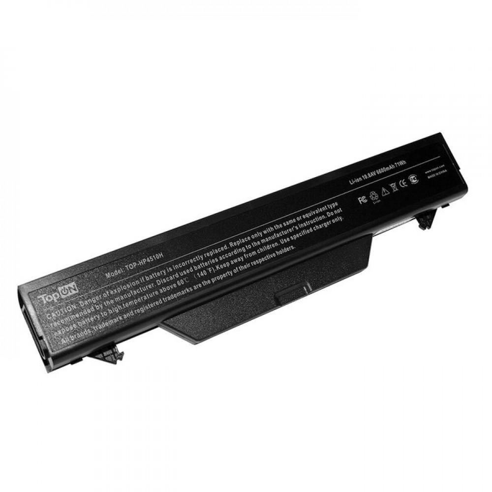 

Аккумуляторная батарея TopON для HP ProBook 4510s/4515s/4710s/4720s-Series, HSTNN-OB88/HSTNN-IB89, 10.8V, 6600mAh (TOP-HP4510H)