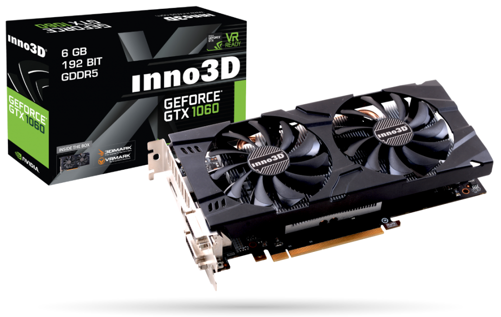 Видеокарта Inno3D NVIDIA GeForce GTX 1060 6Gb DDR5 (N106F-5SDN-N5GS ...