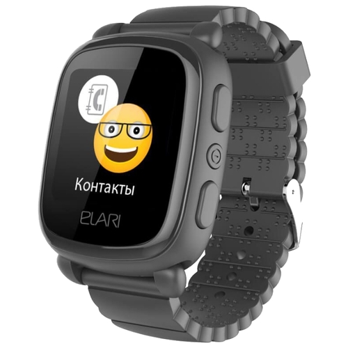 Умные часы детские Elari KidPhone 2, черный