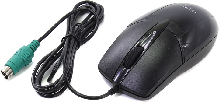 

Мышь проводная Oklick 145M, 1000dpi, оптическая светодиодная, PS/2, черный, 145 M Black
