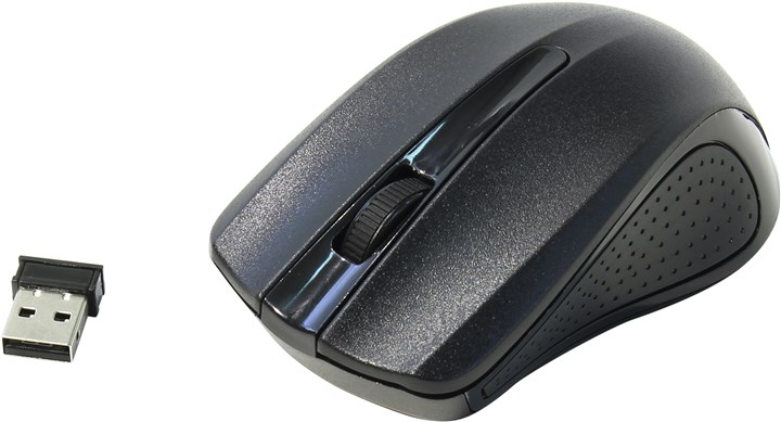 

Мышь беспроводная Oklick 485MW Black USB, 1200dpi, оптическая светодиодная, USB, черный, 485MW Black USB