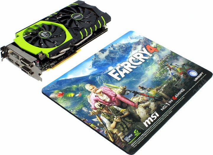 Видеокарта MSI 4Gb DDR5 (GeForce GTX 970 1140Mhz PCI-E 3.0 4096Mb 7010Mhz 256 bit 2xDVI HDMI HDCP 100ME)