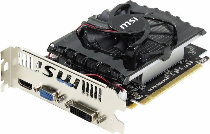 Видеокарта MSI GF-GT 730, 4Gb DDR3, 128bit, PCI-E, VGA, DVI, HDMI, Retail (N730-4GD3)