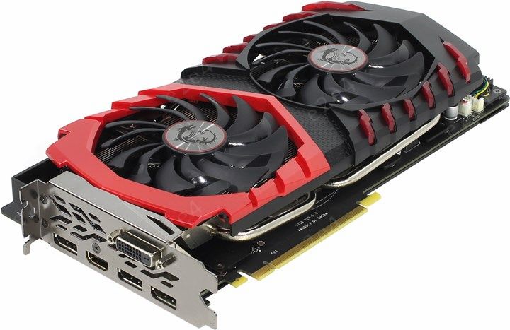 Видеокарта MSI NVIDIA GeForce GTX 1070 8Gb DDR5 (GTX 1070 GAMING X 8G ...
