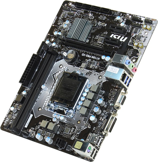 Материнская плата MSI H110M PRO-VD, Socket1151, Intel H110, mATX