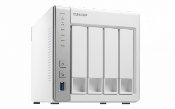 

Сетевой накопитель (NAS) QNAP TS-431P2-4G, слоты 4x2.5"/3.5" SATA 6Gb/s, 2x1 Гбит/с, 3xUSB 3.0, AL-314/4x1.7GHz, DDR3 4Gb, RAID 0/1/5/6/10, TS-431P2-4G