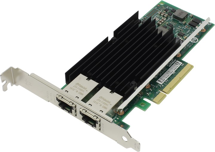 

Сетевая карта Intel X540-T2, 2xRJ-45, 10 Гб/с, PCI-E, Bulk (X540T2BLK 927245), X540-T2