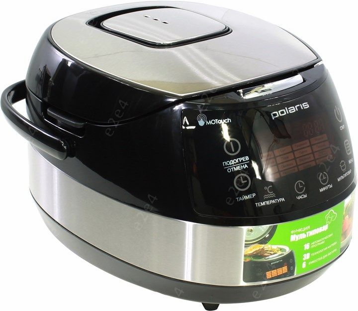 

Мультиварка Polaris PMC 5 л, 860 Вт, серебристый,черный, PMC