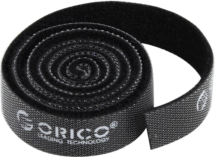 Стяжка-липучка Orico, 1000мм x 1.5см, черный (CBT-1S-BK)