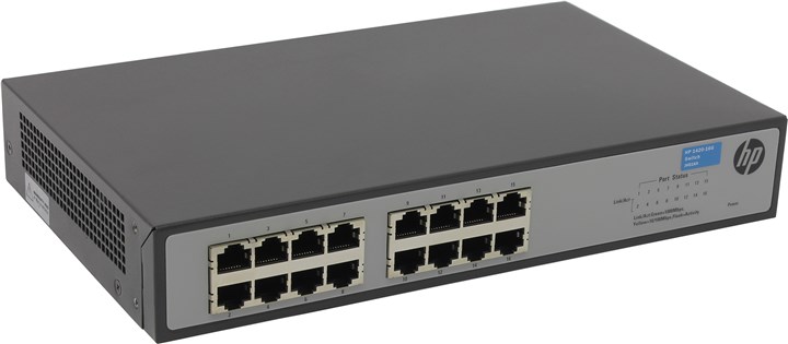 

Коммутатор HPE 1420-16G 16-ports 10/100/1000Mbps (JH016A), 1420-16G
