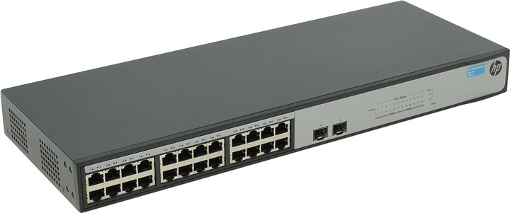 

Коммутатор HPE 1420-24G-2SFP, 24x1Gbps, 2xSFP 1Gbps (JH017A), 1420-24G-2SFP