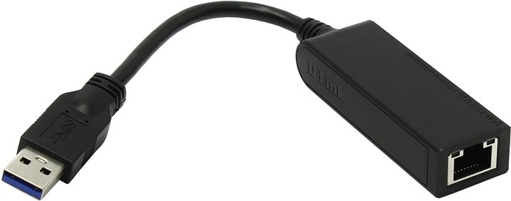 Сетевая карта D-link DUB-1312, 1xRJ-45, 1 Гбит/с, USB 3.0