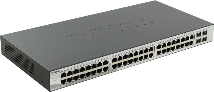 

Коммутатор D-link DGS-1210-52/ME, управляемый, кол-во портов: 48x1 Гбит/с, кол-во SFP/uplink: SFP 4x1 Гбит/с, установка в стойку (DGS-1210-52/ME/A1A), DGS-1210-52/ME