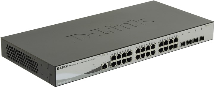 

Коммутатор D-link DGS-1210-28X/ME, управляемый, кол-во портов: 24x1 Гбит/с, кол-во SFP/uplink: SFP+ 4x10 Гбит/с, установка в стойку (DGS-1210-28X/ME/B1A), DGS-1210-28X/ME