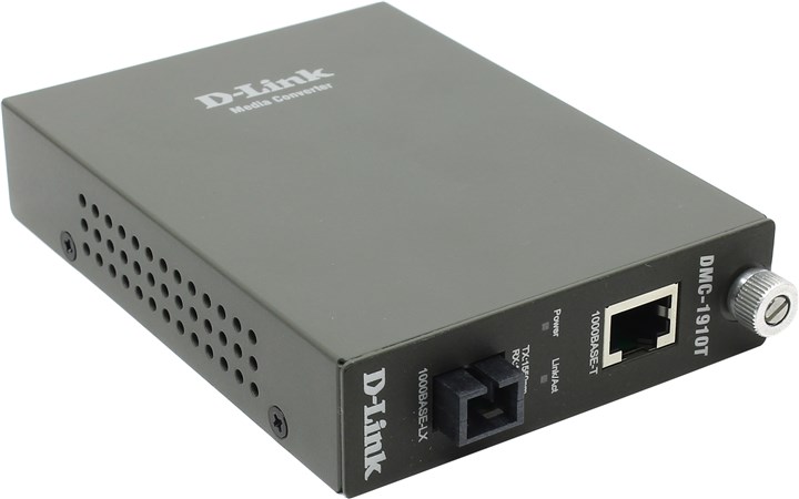 Медиаконвертер D-Link DMC-1910T, RJ-45, SC