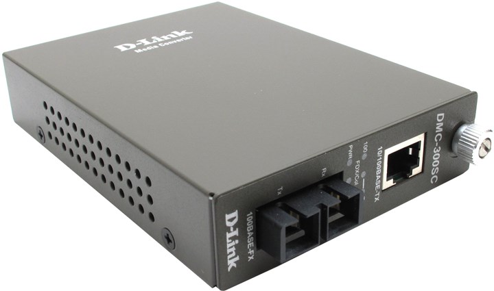 Медиаконвертер D-Link DMC-300SC, RJ-45, SC