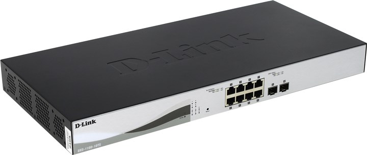 

Коммутатор D-link DXS-1100-10TS, управляемый, кол-во портов: 8x10 Гбит/с, кол-во SFP/uplink: SFP+ 2x10 Гбит/с, установка в стойку (DXS-1100-10TS/A1A), DXS-1100-10TS