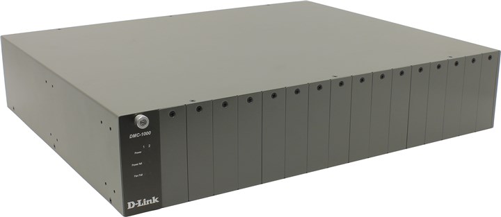 Шасси D-LINK вмещает до 16 конвертеров сталь серый DMC-1000A3A 35500₽