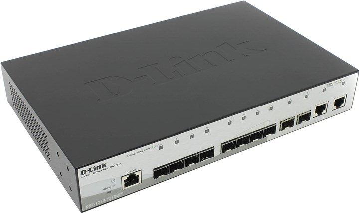 

Коммутатор D-link DGS-1210-12TS/ME, управляемый, кол-во портов: 2x1 Гбит/с, SFP 10x1 Гбит/с, установка в стойку (DGS-1210-12TS/ME/B1A), DGS-1210-12TS/ME