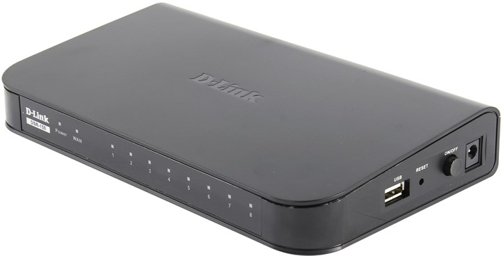 

Маршрутизатор D-Link DSR-150, 8-ports 100Mbps, 1-port WAN, USB 2.0, DSR-150
