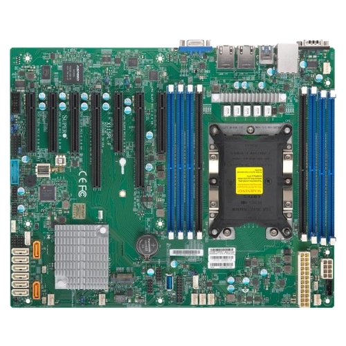 

Материнская плата Supermicro X11SPL-F, 1xSocket3647, iC621, 8xDDR4, 2PCI-Ex16, 5PCI-Ex8, 1xM.2-PCI-E/SATA 3.0, 8SATA3 RAID 0/1/5/10, 2GLAN, 8xUSB 2.0, 5xUSB 3.0, 5xUSB 3.1, VGA, ATX, Retail (MBD-X11SPL-F-O), X11SPL-F