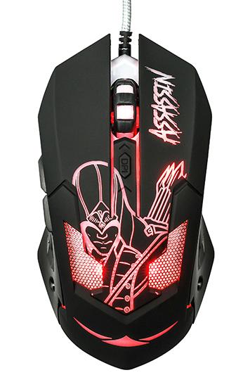 

Мышь проводная Qumo Assassin M33, 3200dpi, оптическая светодиодная, USB, черный, Assassin M33