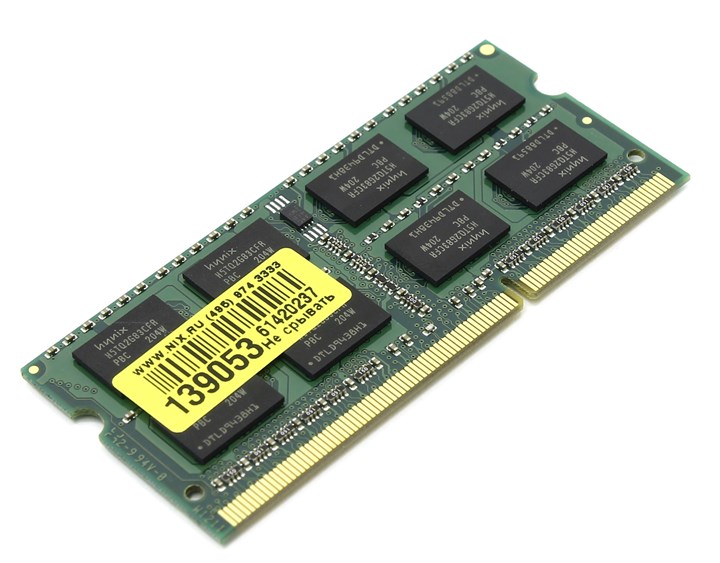 

Память DDR3 SODIMM 4Gb, 1600MHz, CL11, 1.5 В, Kingston (KVR16S11/4), KVR16S11/4