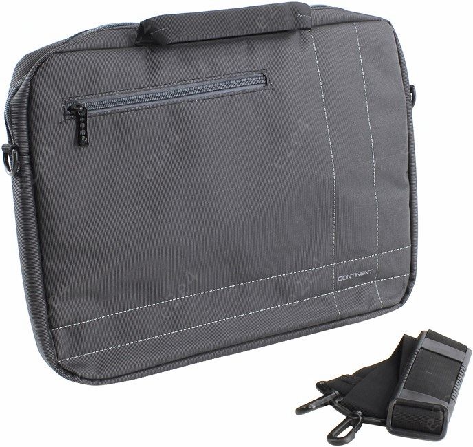 Сумка для ноутбука 15.6" Continent CC-201, черный/серый