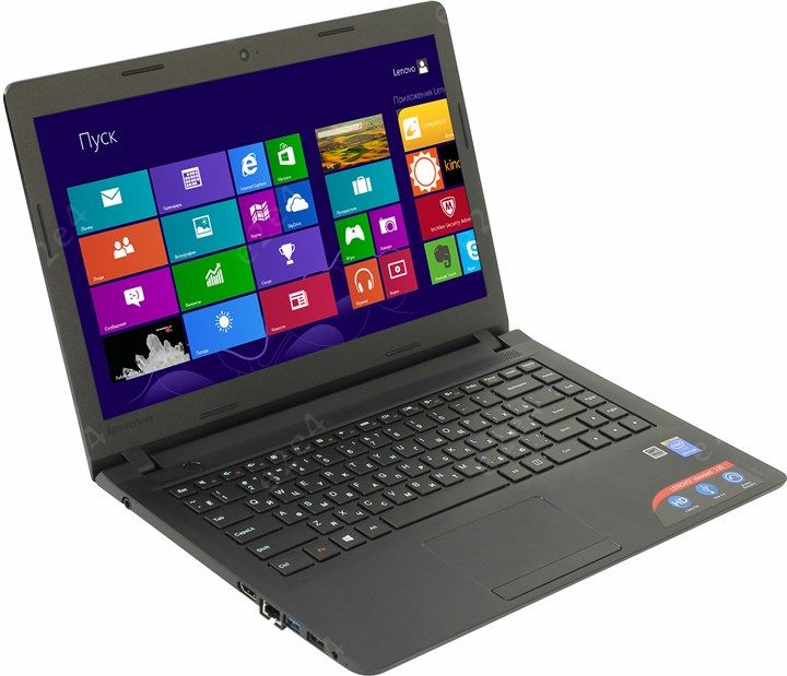 Ноутбук Lenovo IdeaPad 100-14IBY 14" 1366x768, Pentium N3540 2.16GHz, 2Gb RAM, 250Gb HDD, WiFi, Cam, W8.1, черный (80MH0029RK)