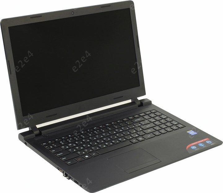 Ноутбук Lenovo IdeaPad 100-15IBY 15.6" 1366x768, Intel Celeron N2840 2.16GHz, 4Gb RAM, 500Gb HDD, DVD-RW, WiFi, BT, Cam, DOS, черный (80MJ0055RK)