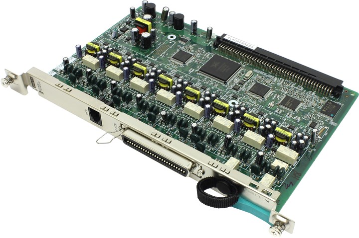 Плата Panasonic KX-TDA0170XJ расширения на 8 внутренних гибридных портов, цвет зеленый - фото 1
