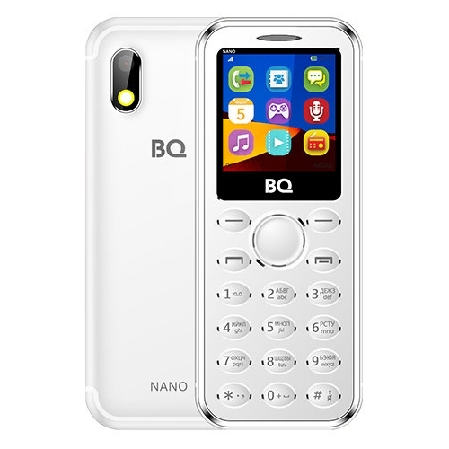 

Мобильный телефон BQ BQ-1411 Nano, 1.44" TN, 32Mb RAM, 2-Sim, 460 мА·ч, серебристый, BQ-1411 Nano